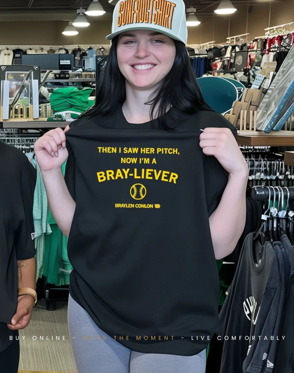 Braylen Conlon Then I saw her pitch now I’m a Bray-Liever shirt