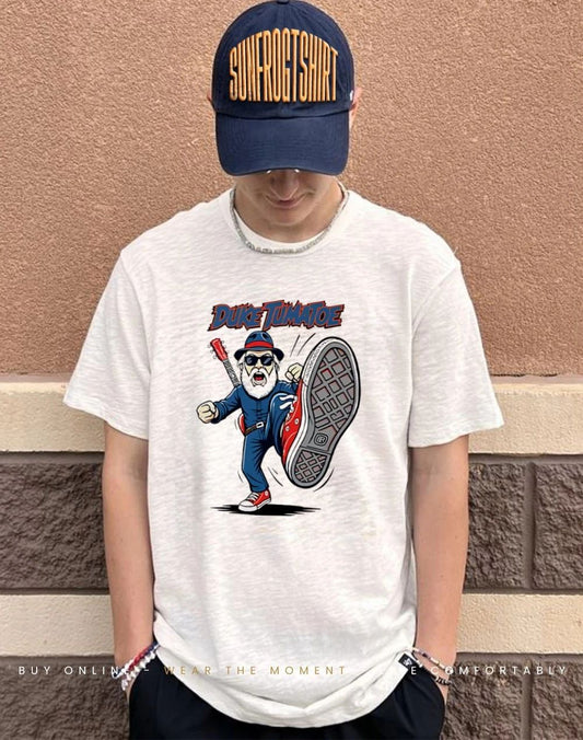 Duke Tumatoe Kicking Duke Kung Fu Shirt