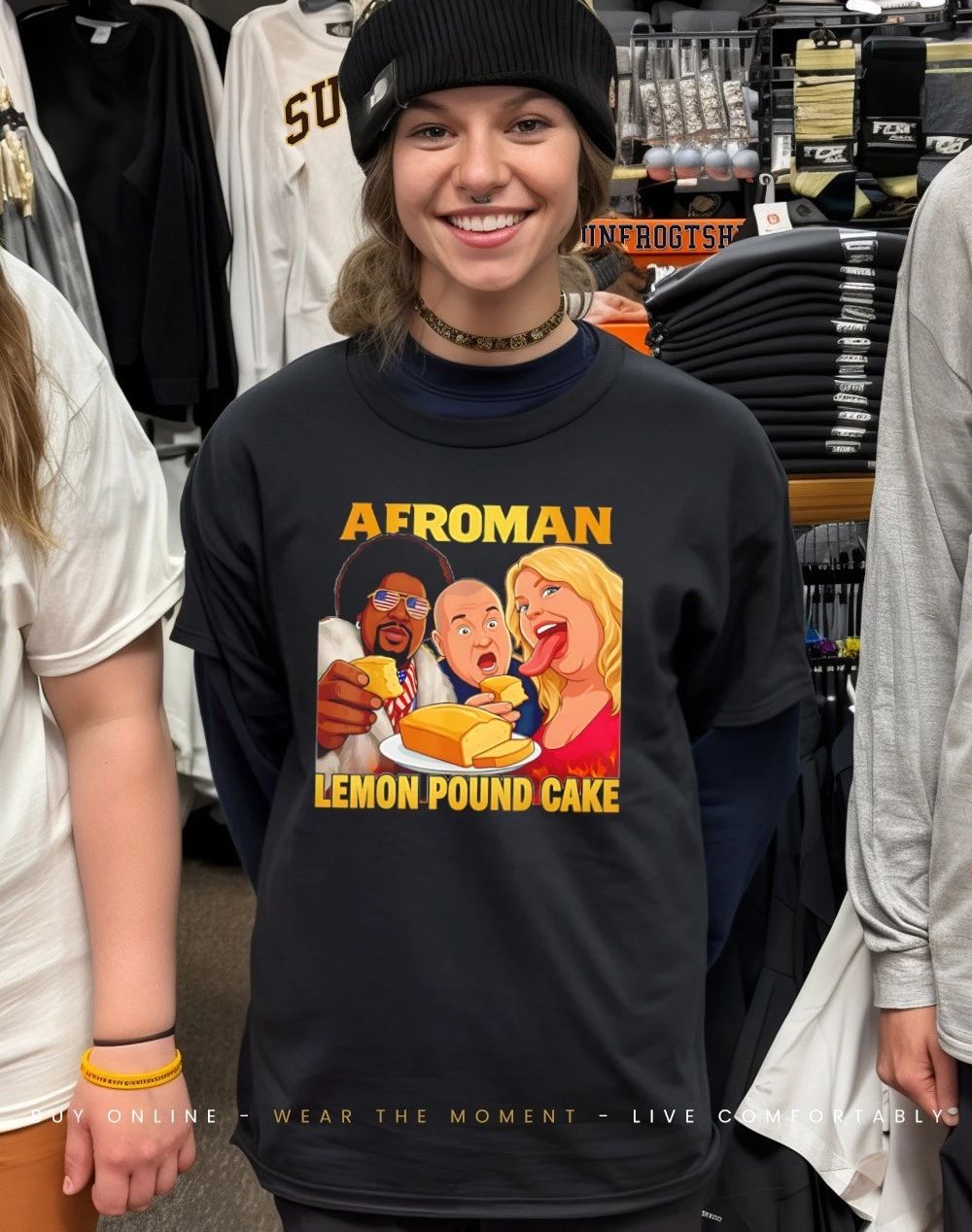 Afroman Lemon Pound Cake caricature shirt