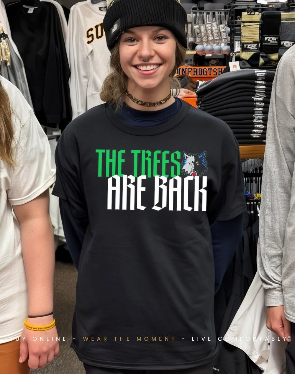 Minnesota Timberwolves the trees are back 2026 front and back shirt