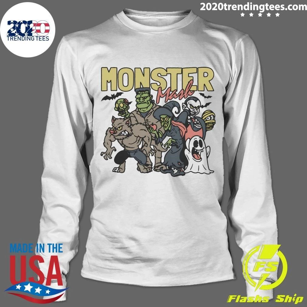 Monster Mash Squad Spooky Halloween Vintage Shirt