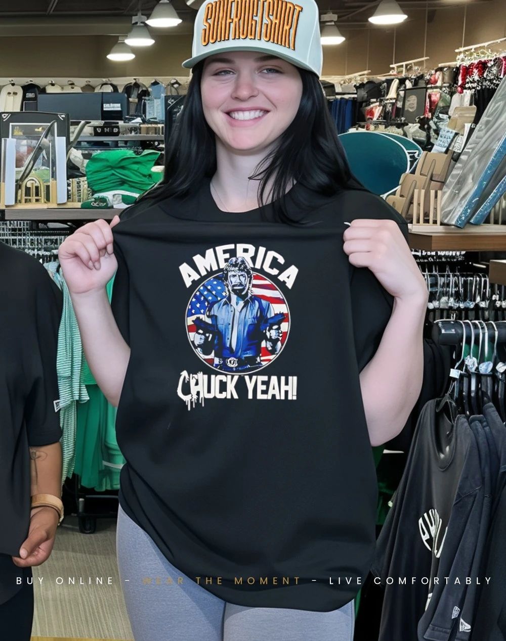Chuck Norris America Chuck Yeah Rip shirt