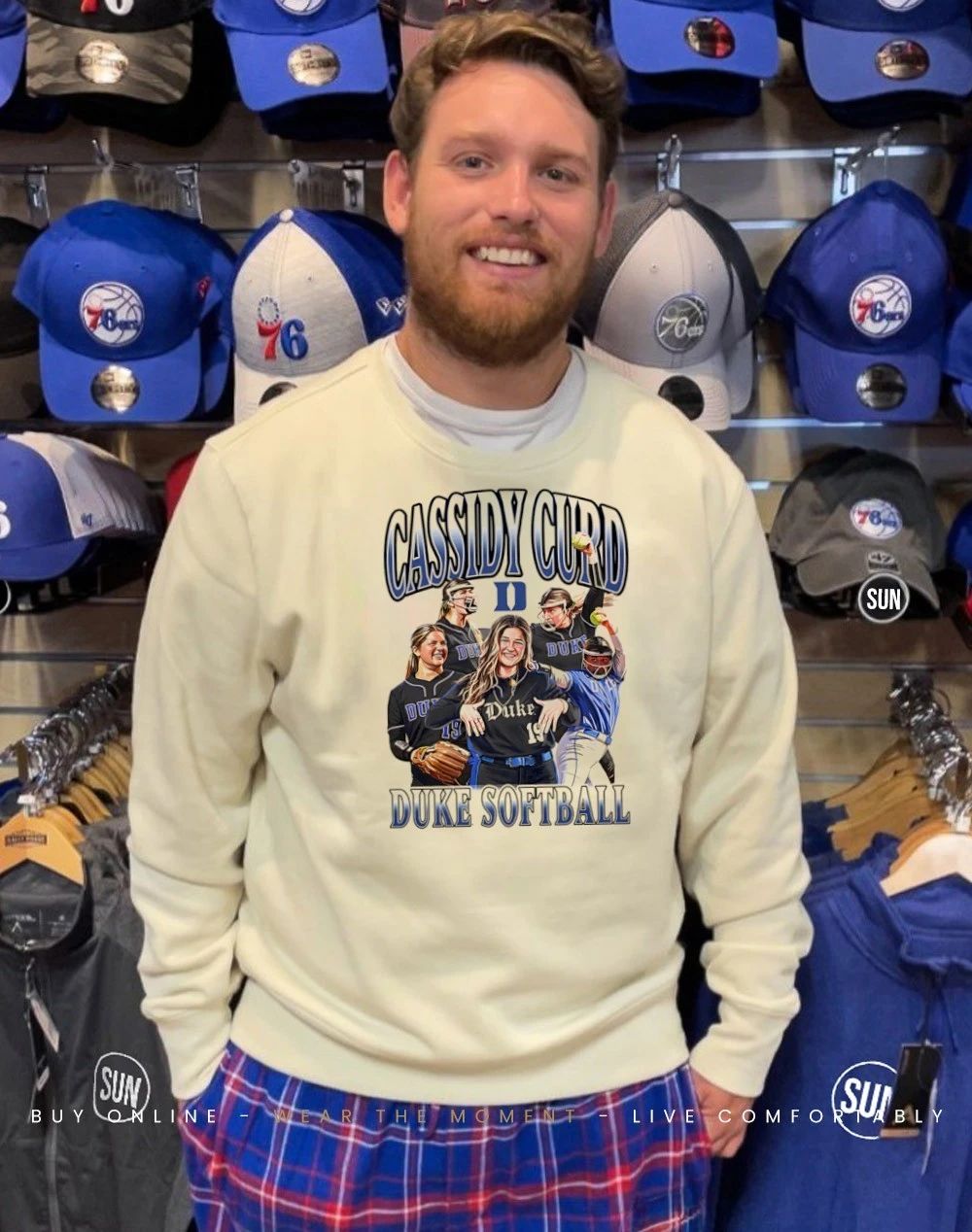 Cassidy Curd Duke Softball 90s shirt