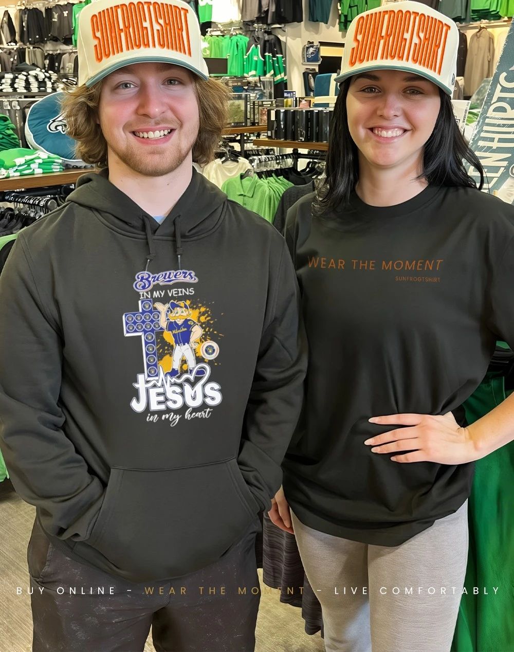 Brewers In My Veins Jesus In My Heart mascot shirt