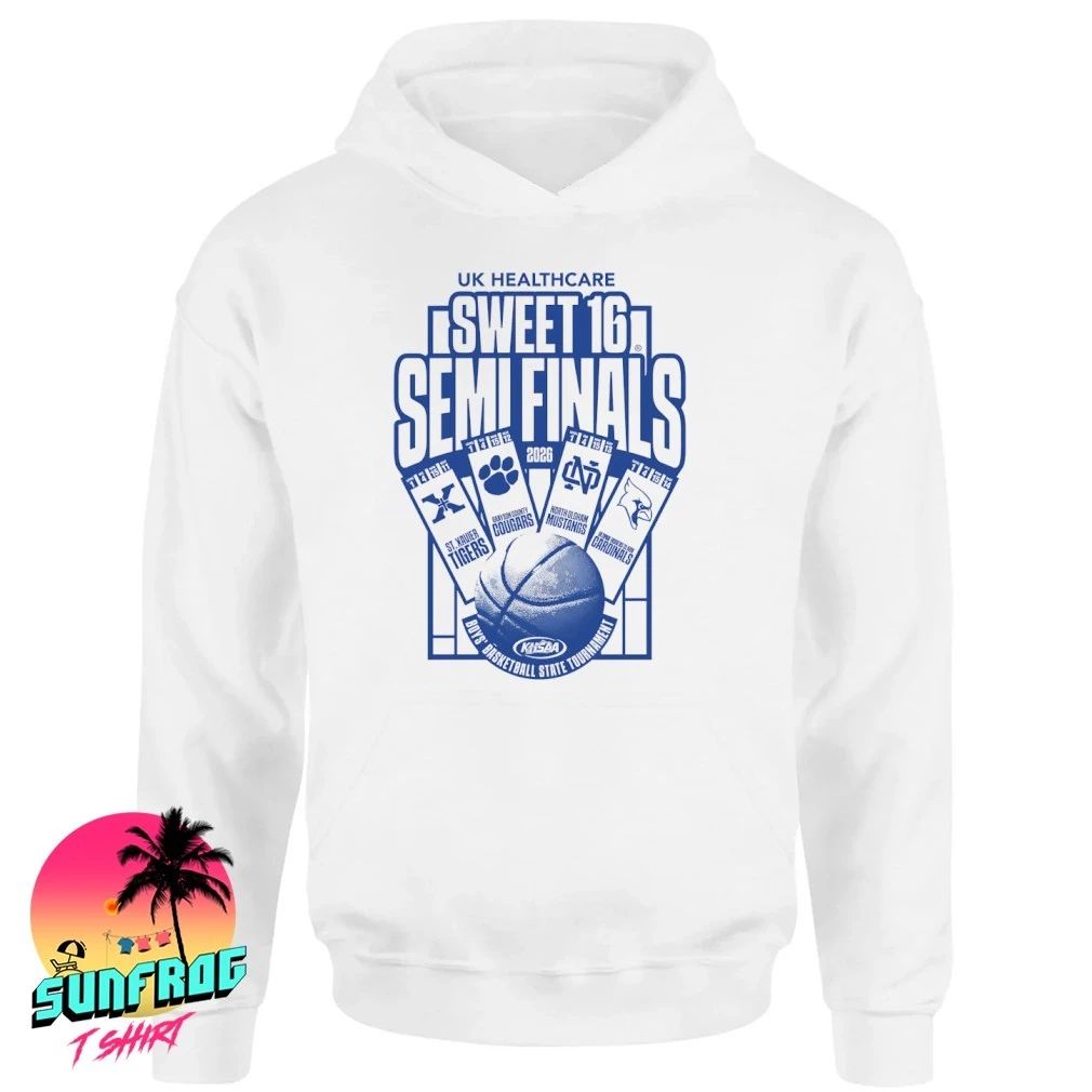 2026 KHSAA Boys Basketball Sweet 16 Semifinals State Championships ticker shirt
