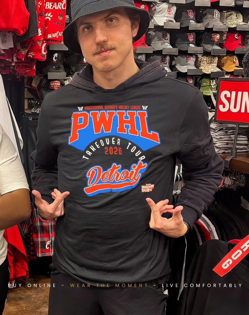 PWHL Takeover Tour Detroit 2026 shirt