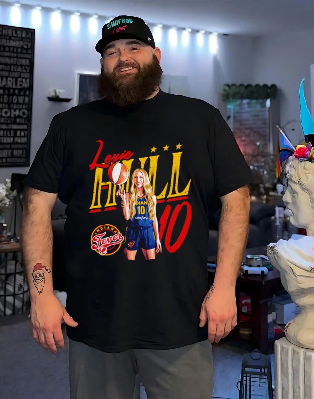 Lexie Hull Indiana Fever Player Pose shirt