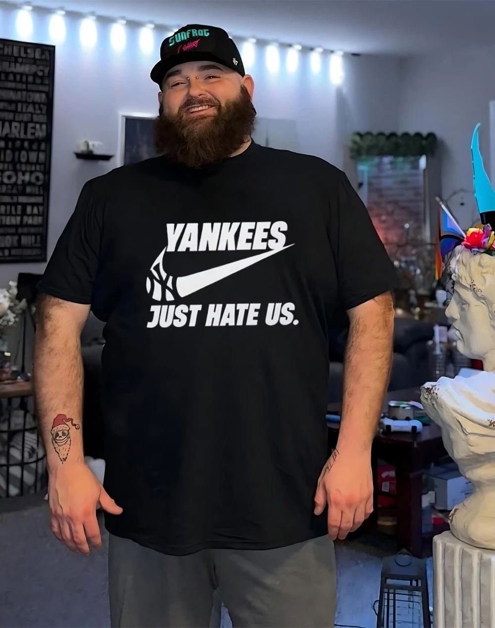 New York Yankees Just Hate Us logo shirt