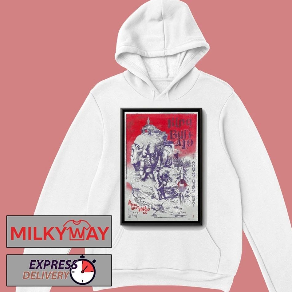 TOUR May 4 2026 King Buffalo Poster Vienna, AT Limited shirt