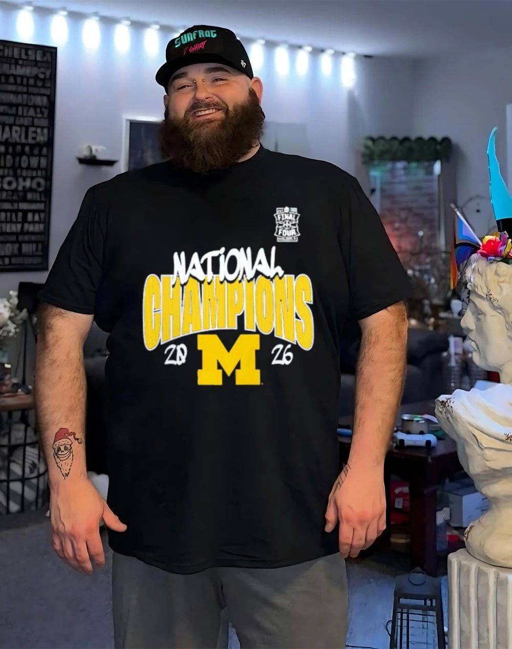 Michigan Wolverines 2026 NCAA Men’s Basketball National Champions graphic shirt