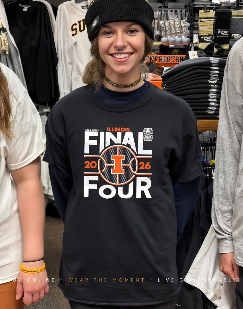 Illinois Basketball 2026 Final Four stadium shirt