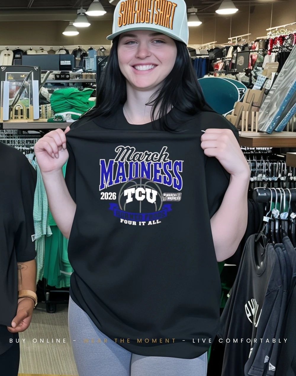 Texas Christian Women’s Basketball 2026 March Madness Bound logo shirt