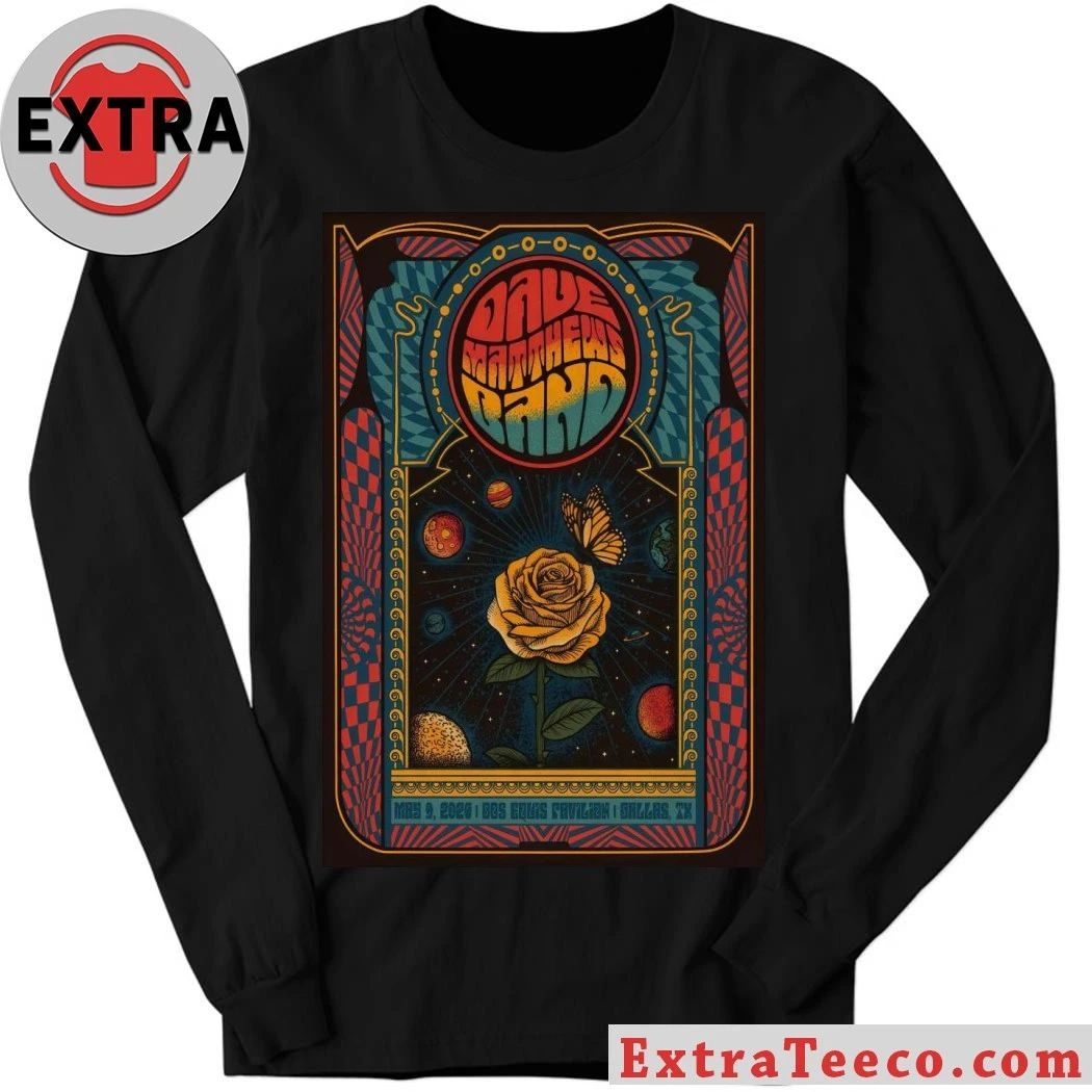 Dave Matthews Band May 9 2026 In Dallas TX Poster Shirt