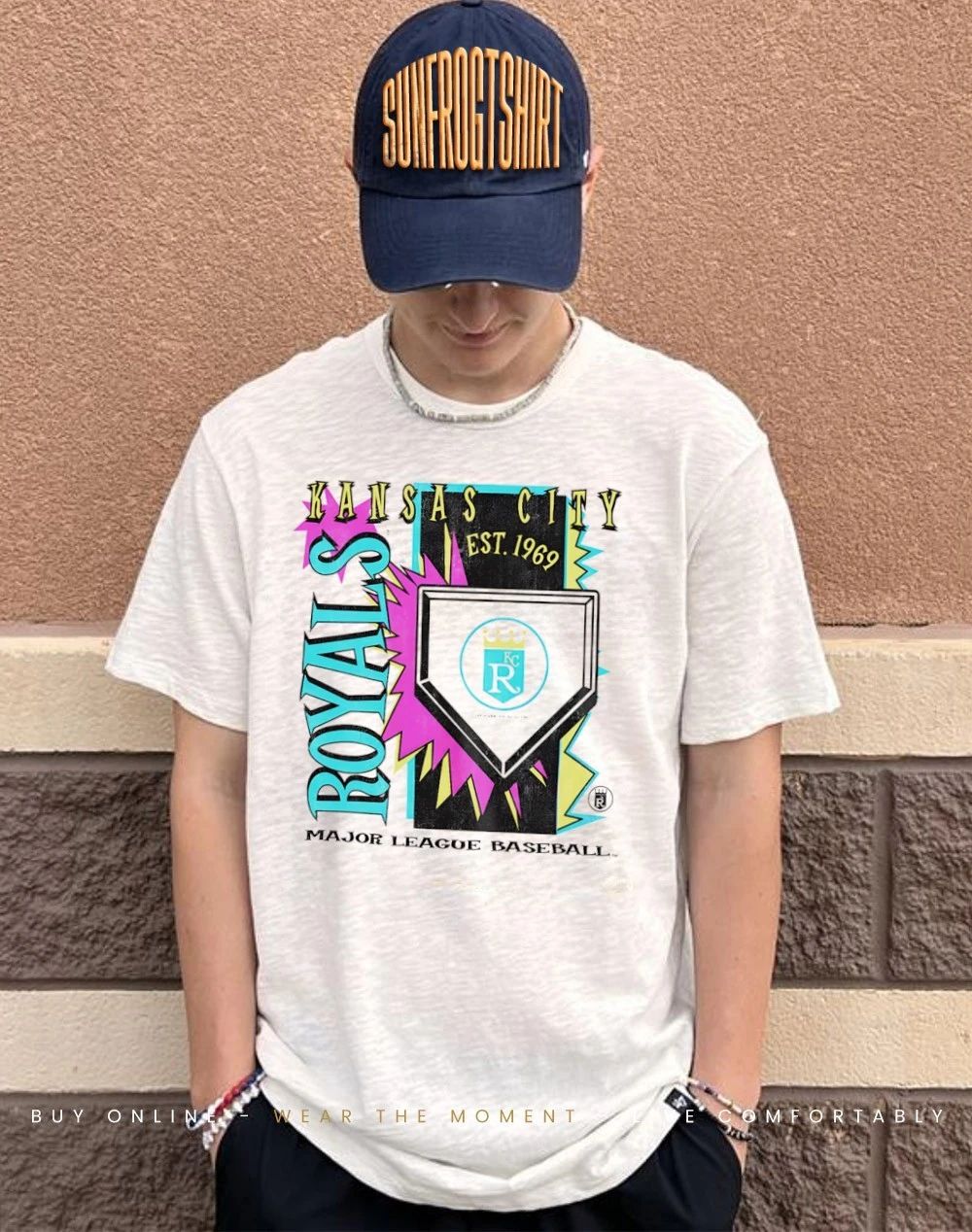 Kansas City Royals MLB Cooperstown Neon Field Shock shirt