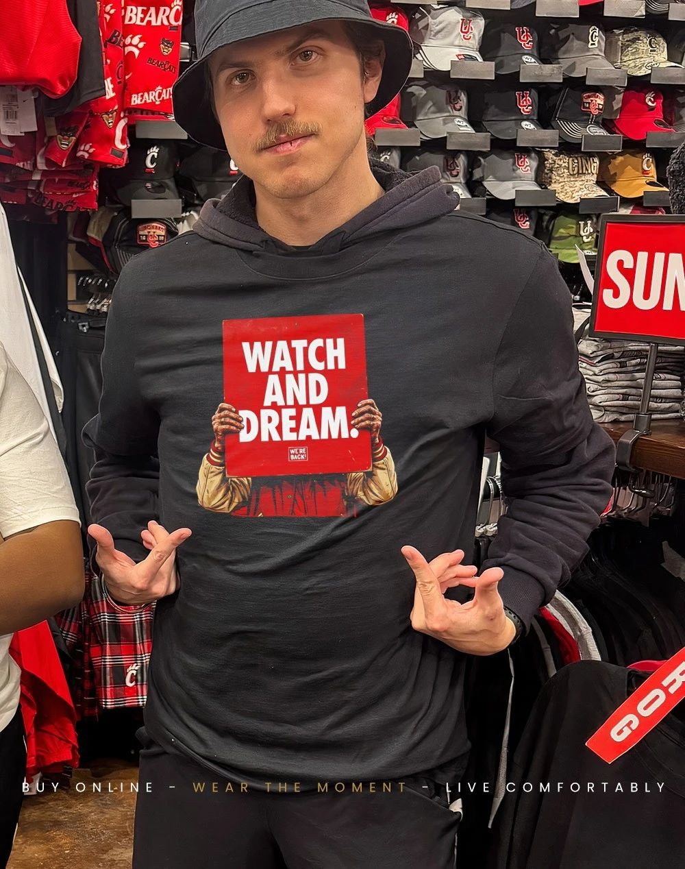 Nebraska Cornhuskers Watch And Dream Sign shirt