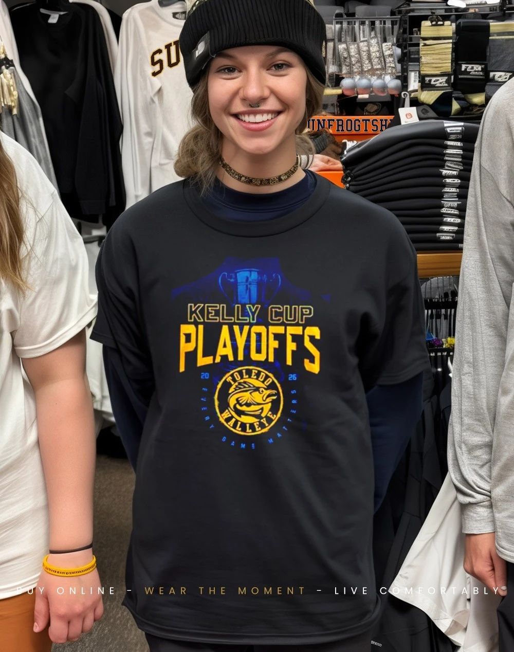 Toledo Walleye 2026 Kelly Cup Playoffs trophy shirt