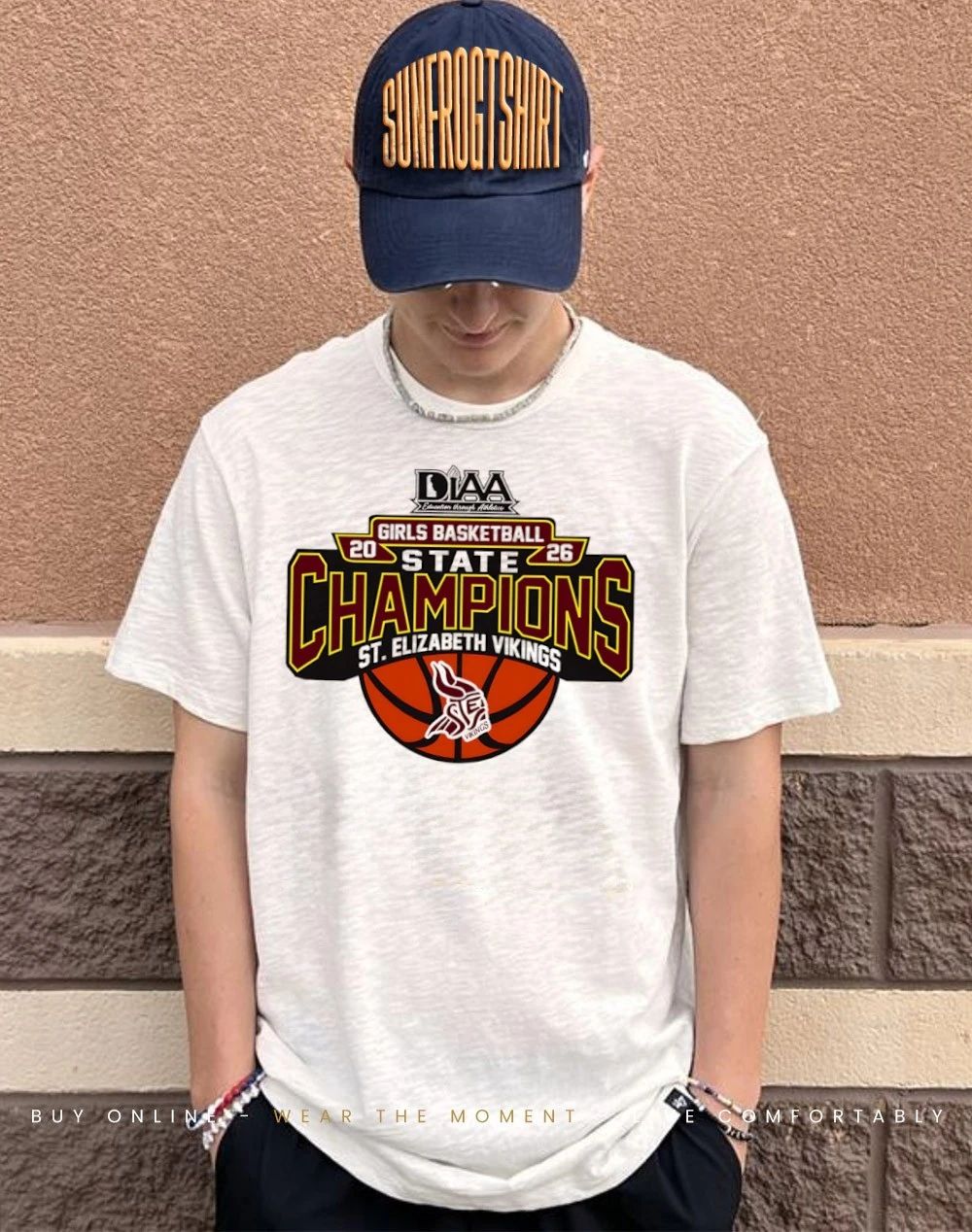 St Elizabeth Vikings DIAA Girls Basketball Champions 2026 shirt
