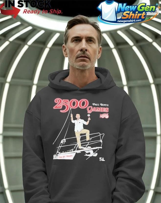 Head Equipment Manager Paul Boyer 2500 games Shirt