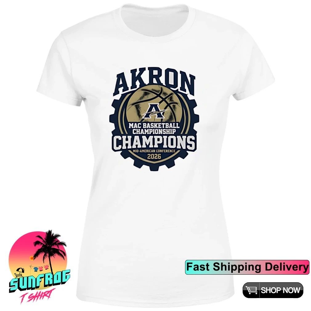 Akron Basketball MAC Champions 2026 Zips Tournament Victory classic shirt