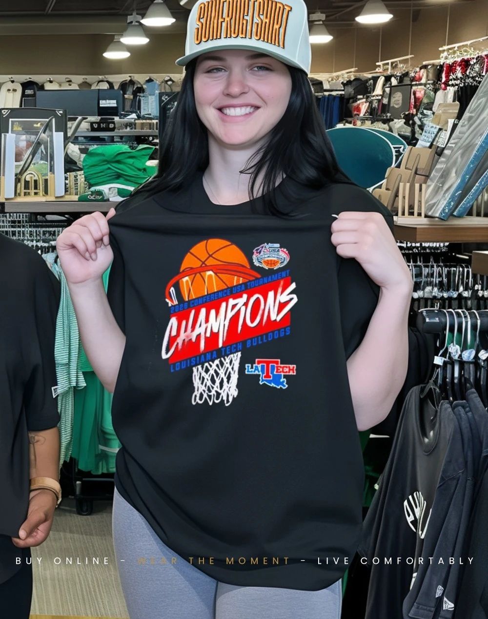 Louisiana Tech Men’s Basketball Conference USA Tournament Champions 2026 shirt