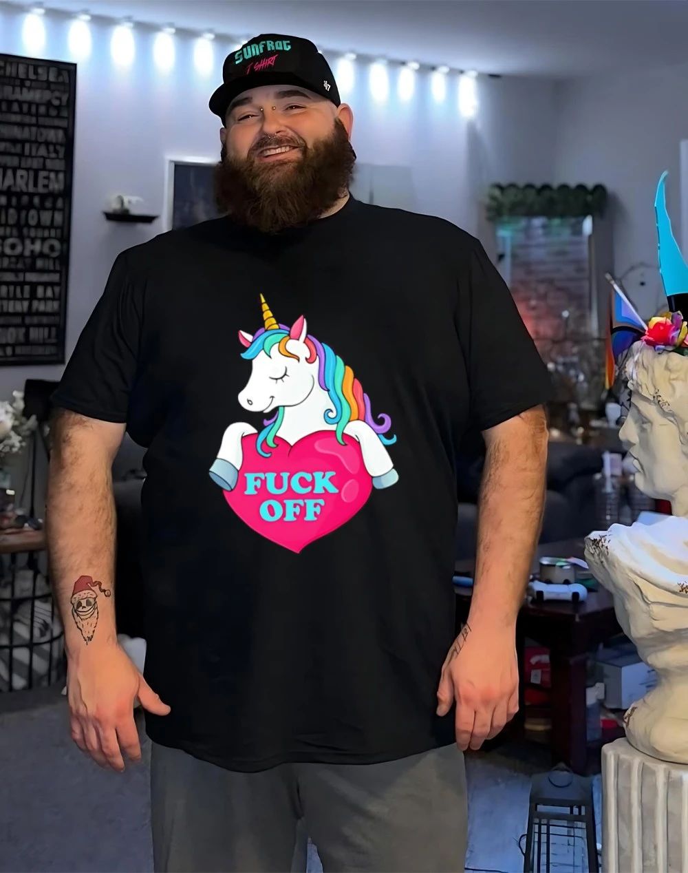 Fuck Off Unicorn Heart shirt
