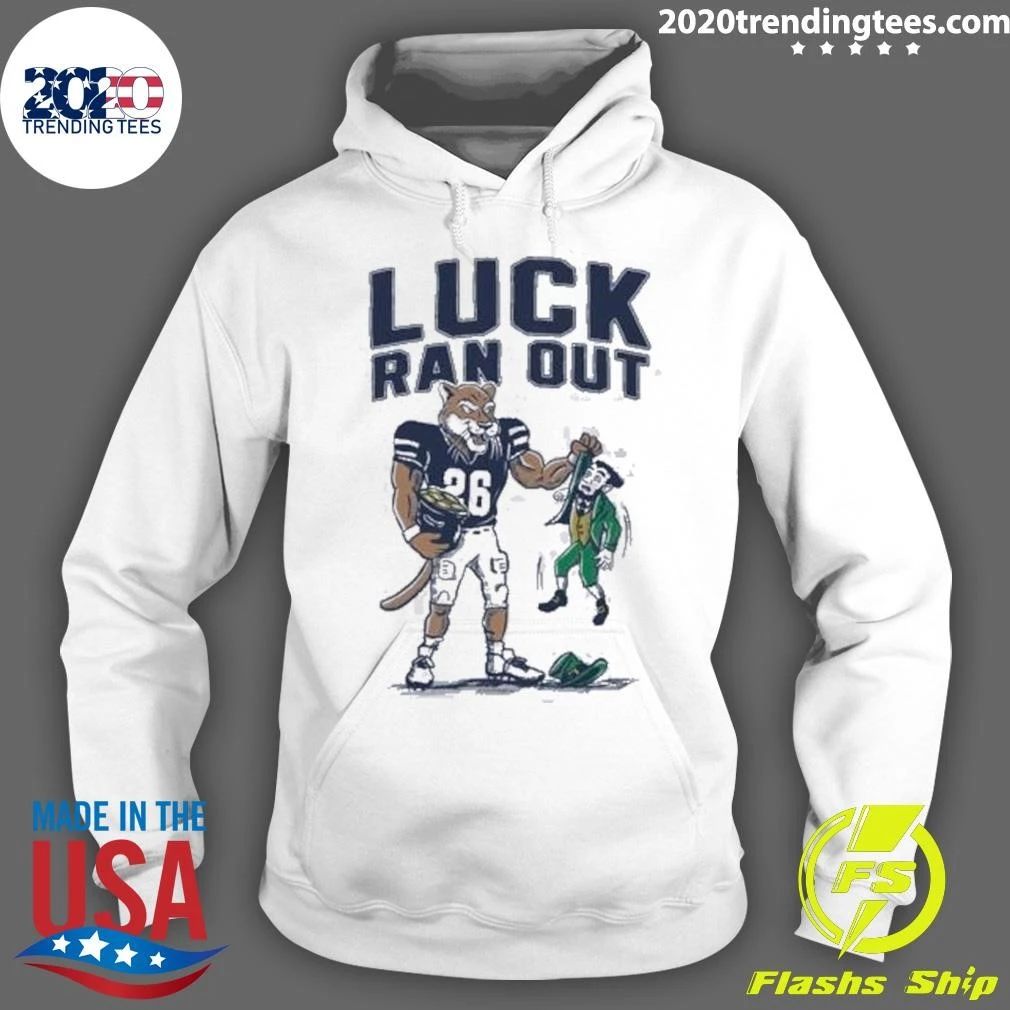 BYU Cougars Luck Ran Out Shirt