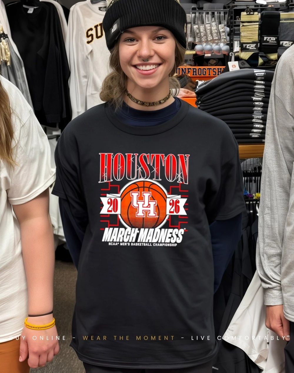 Houston Cougars MBB 2026 March Madness logo shirt
