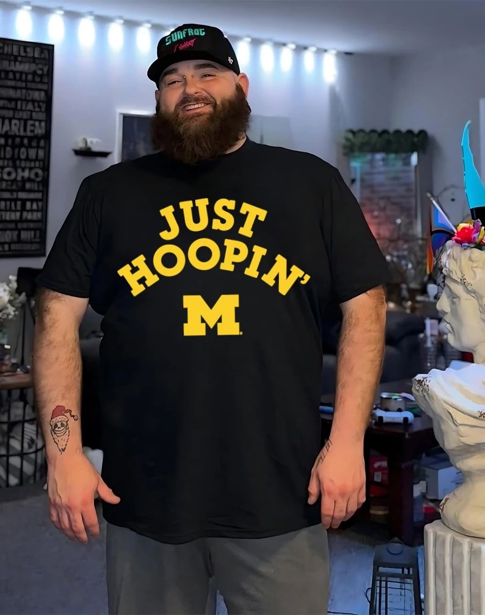 Michigan Wolverines Just Hoopin’ shirt