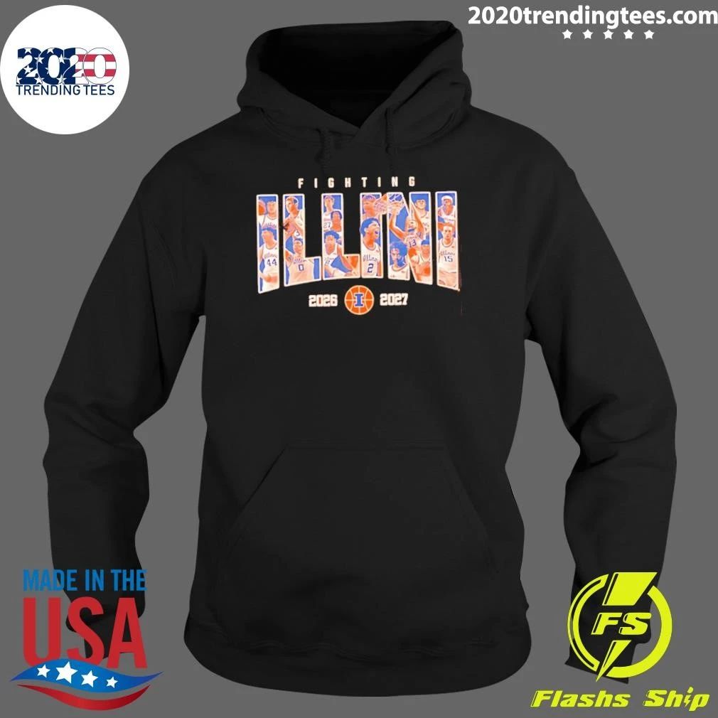Illinois Fighting Illini Nil Men’s Basketball 2026-2027 Roster Shirt