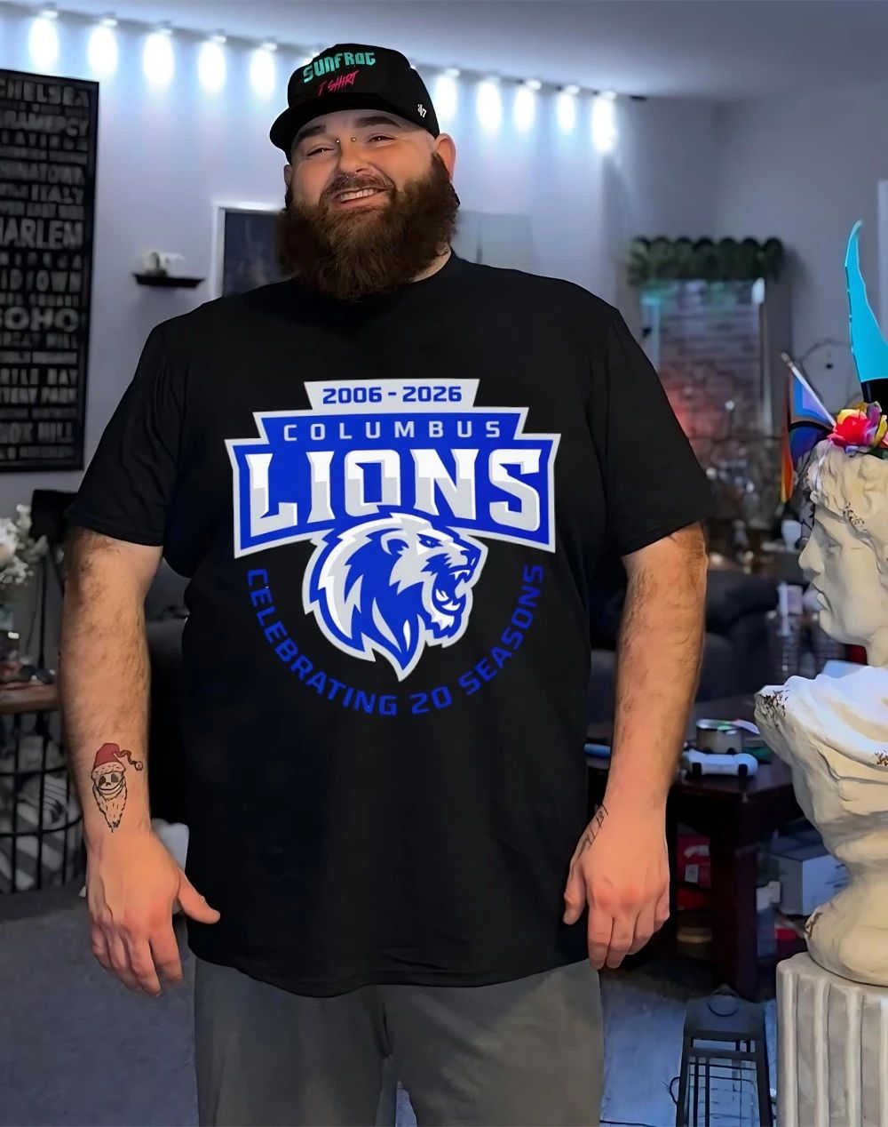 Columbus Lions x White Out 2006-2026 Gameday shirt
