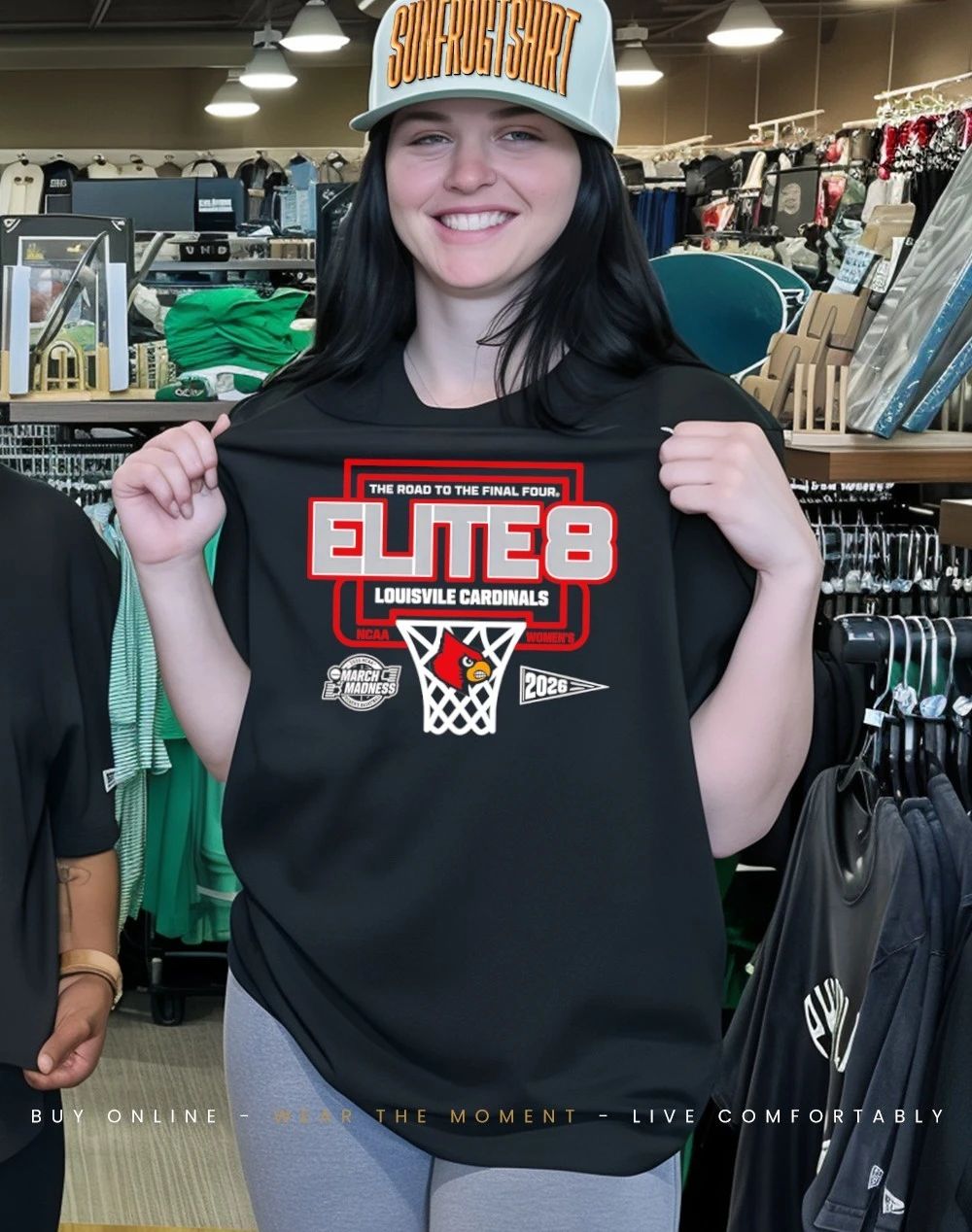 Louisville Cardinals 2026 NCAA Women’s Basketball The Road To The Final Four March Madness shirt