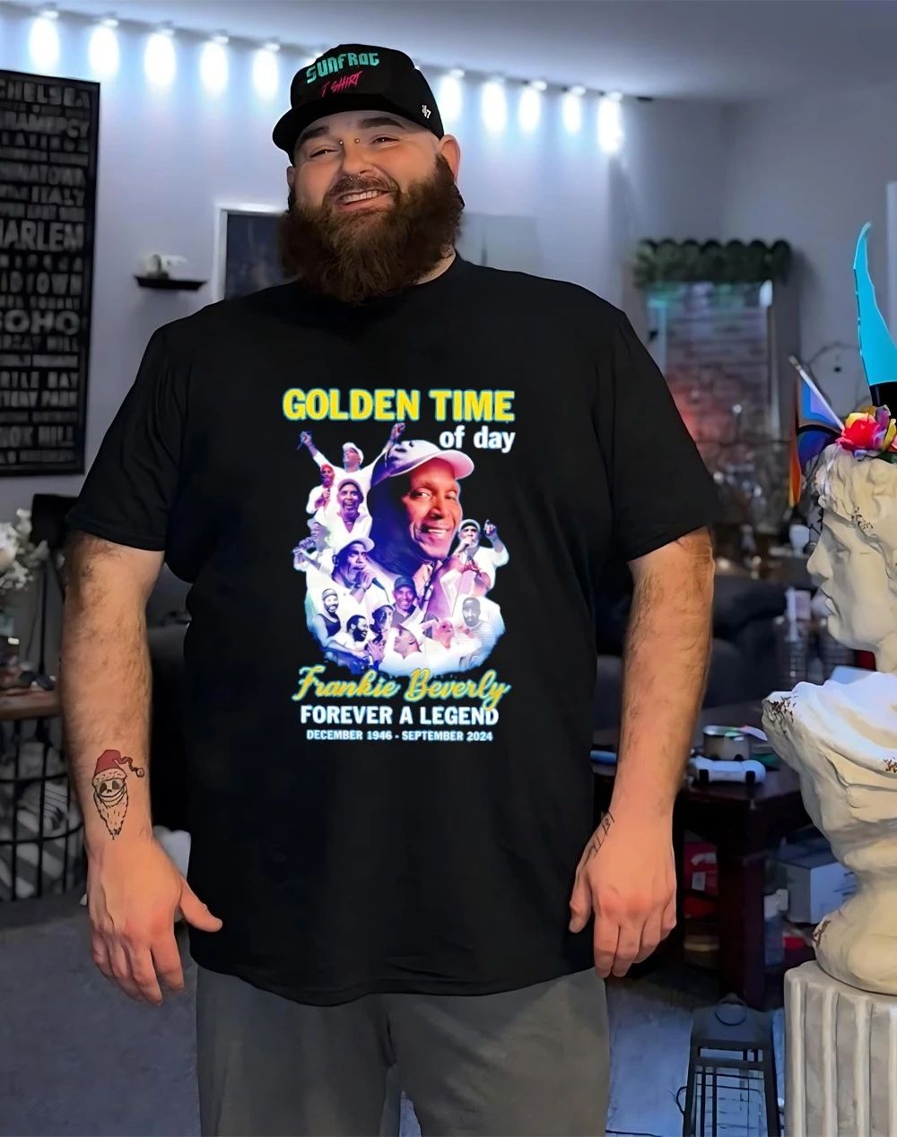 Frankie Beverly Golden Time of day forever a legend shirt