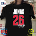 Jonas Brothers Detroit MI City Tee 2026 Live At Little Caesars Arena October 25 2026 Shirt
