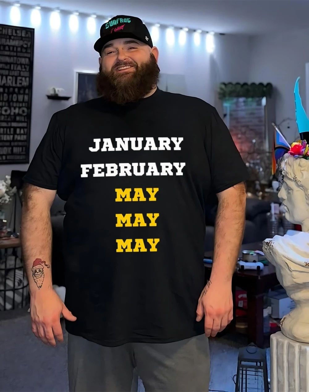 Michigan Wolverines January February May May May shirt