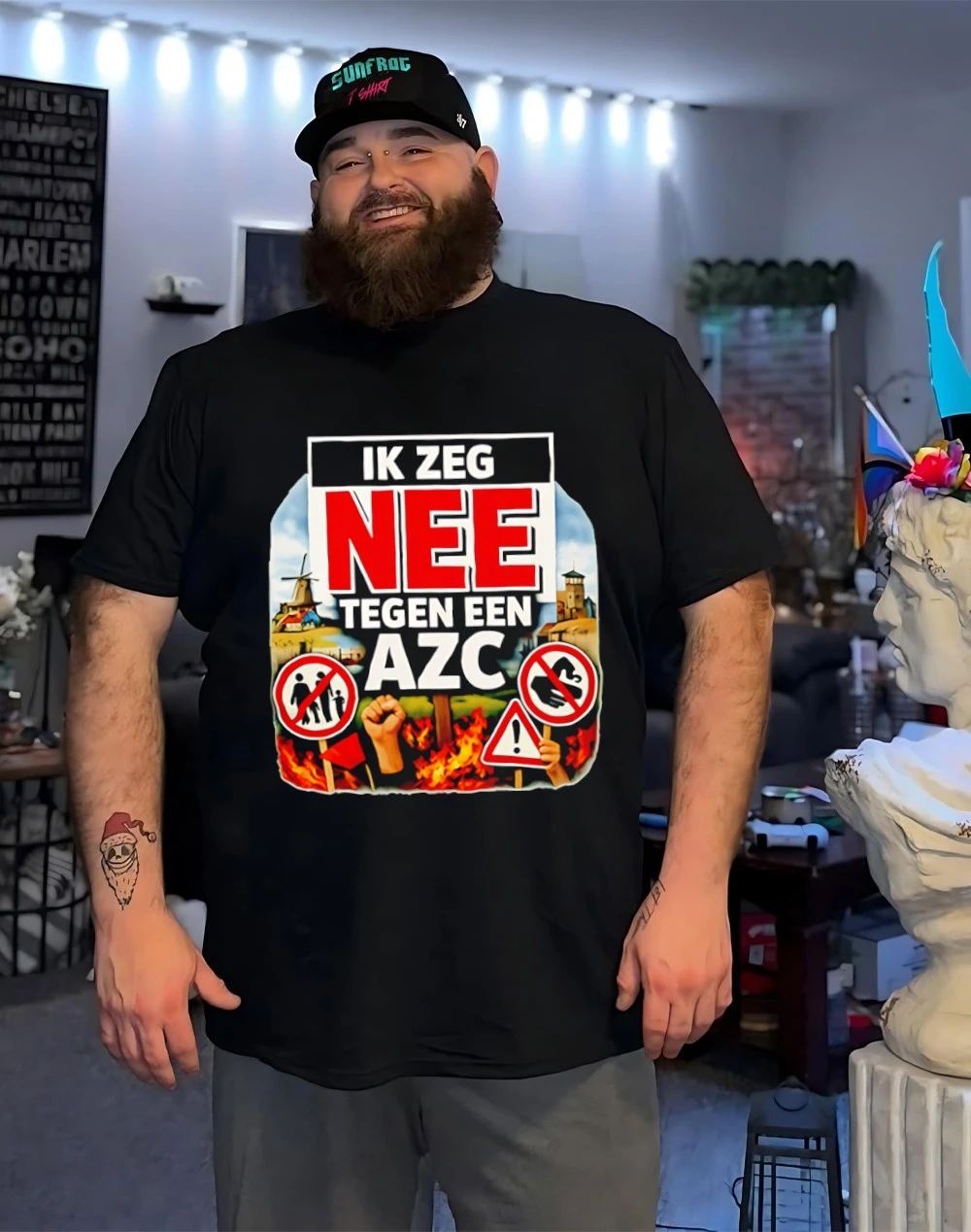 Ik Zeg Nee Tegen AZC Dutch Protest Statement shirt