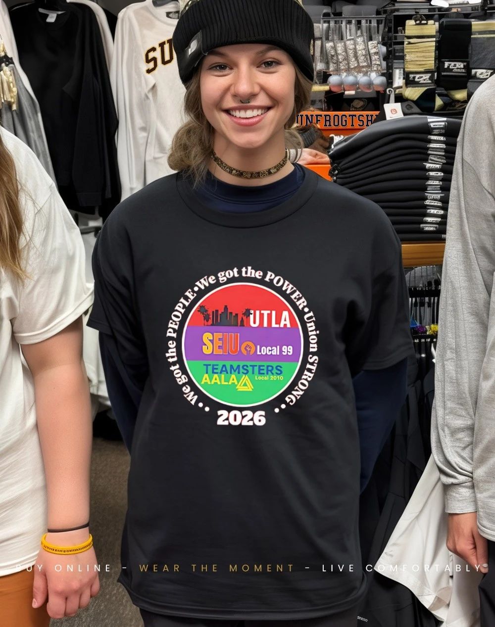 UTLA SEIU AALA Unions Strong we got the Power 2026 shirt