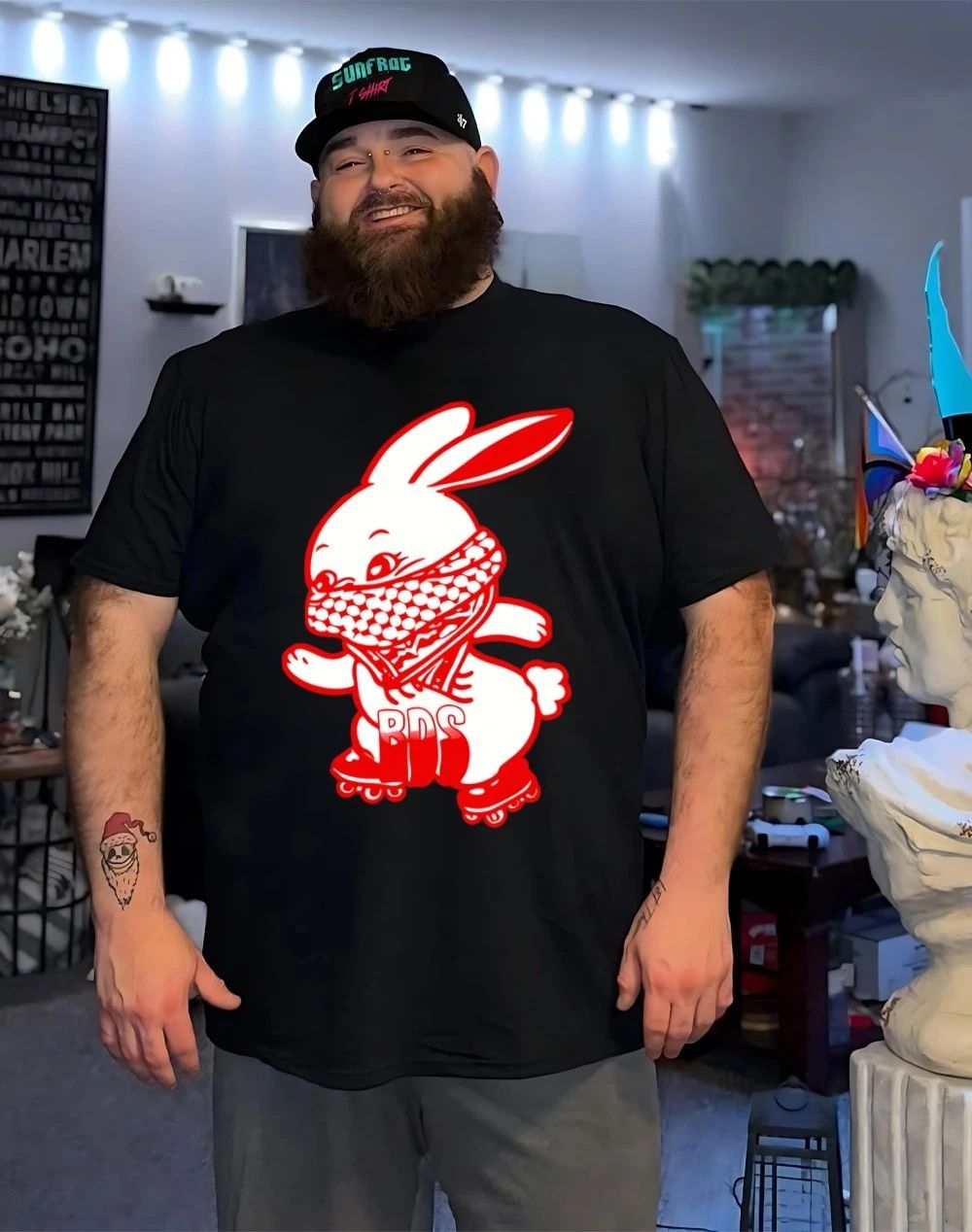 Bunny BDS free Palestine shirt