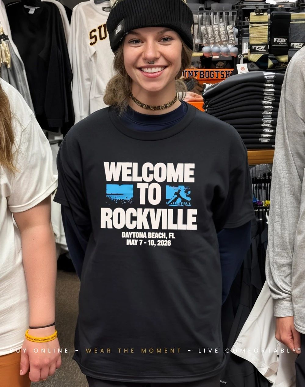 Welcome To Rockville Blue Stage shirt