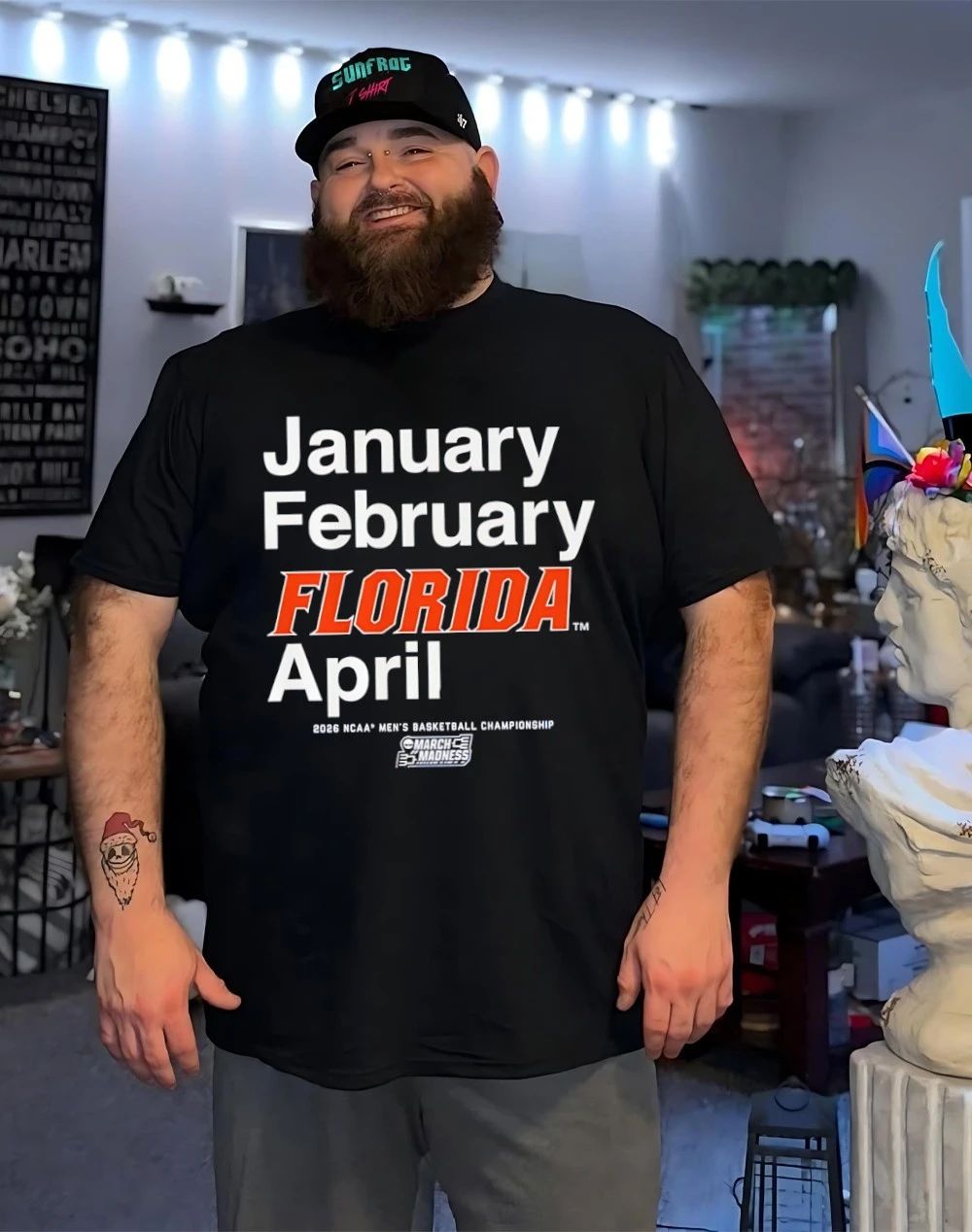 Florida Gators MBB 2026 March Madness Month January February Florida April shirt