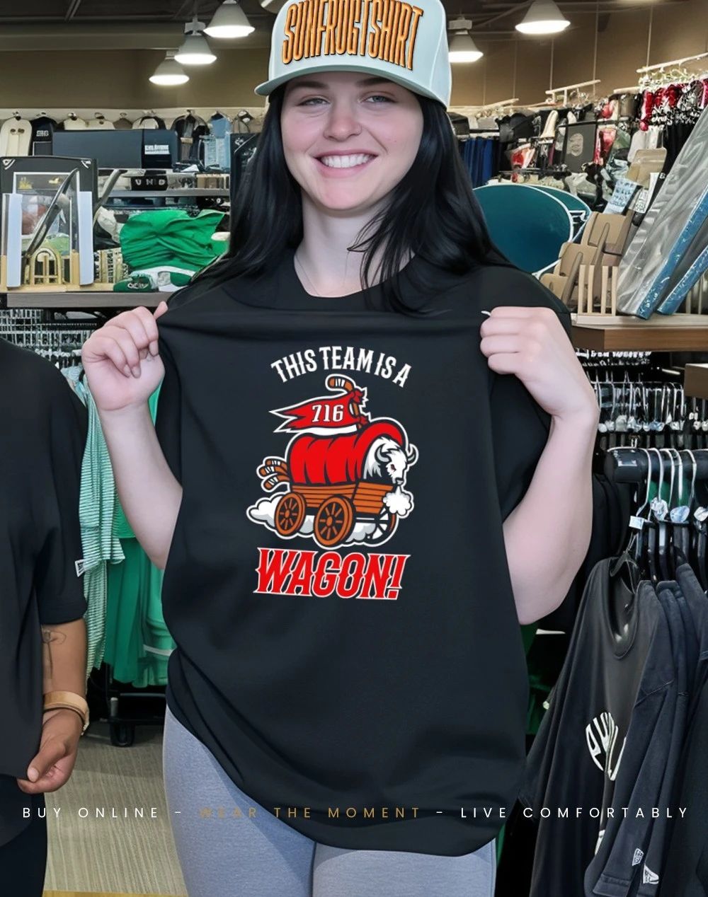 Buffalo Hockey this team is a Wagon shirt