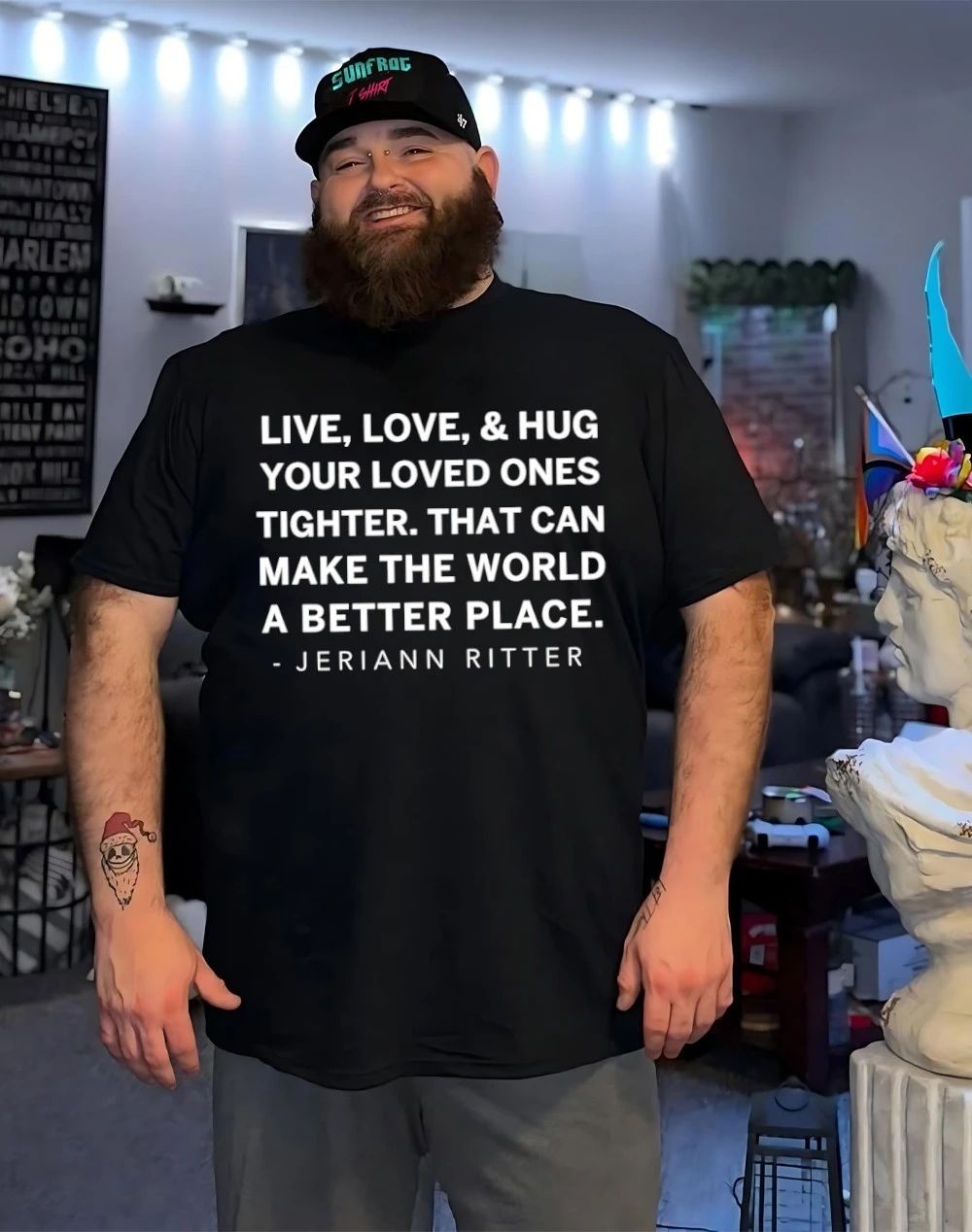 Jeriann Ritter Live Love And Hug Your Loved Ones Tighter shirt