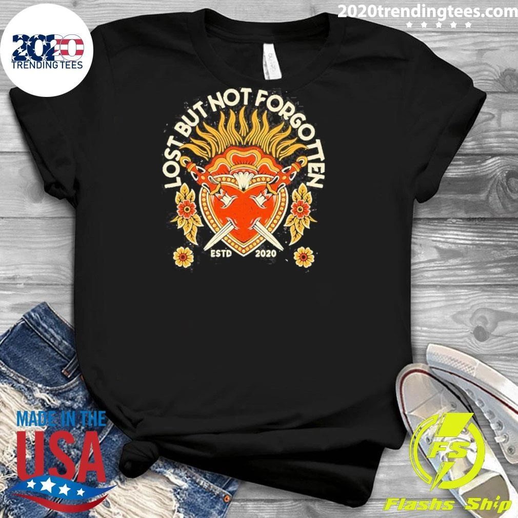 Lost But Not Forgotten Estd 2020 Logo Shirt