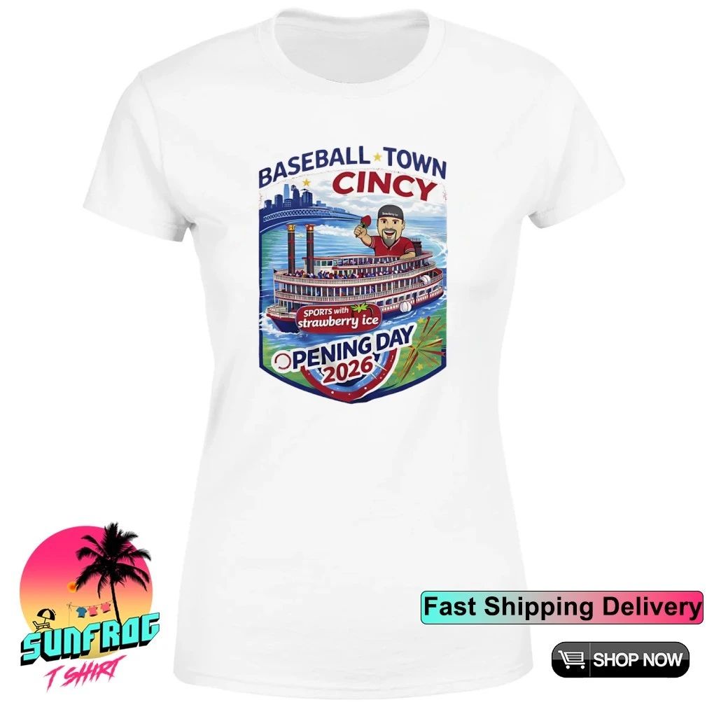 Cincinnati Reds Baseball Town 2026 Opening Day shirt