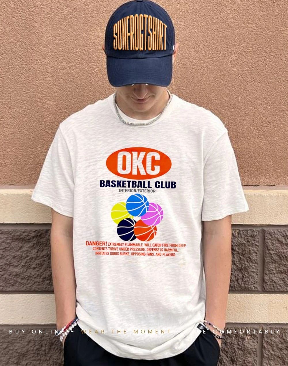 OKC Basketball Club Interior Exterior Danger shirt