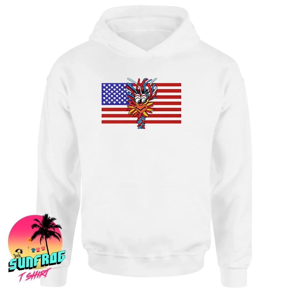 Patriotic Gooney Bird American Flag Shirt