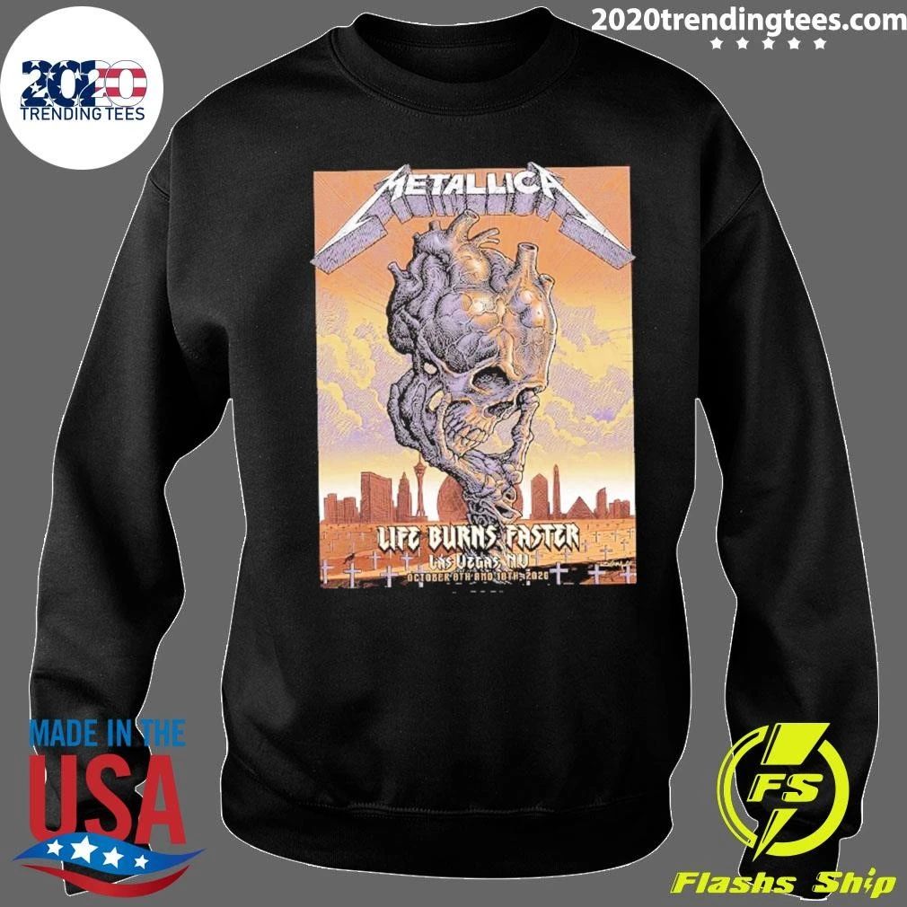 Metallica Las Vegas NV Poster For Weekend Two At Sphere In Las Vegas NV On October 8 10 2026 Shirt