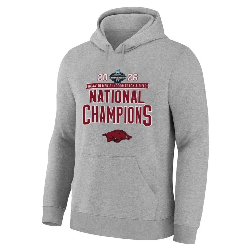 Arkansas Razorbacks 2026 NCAA Men’s Indoor Track & Field National Champions Shirt