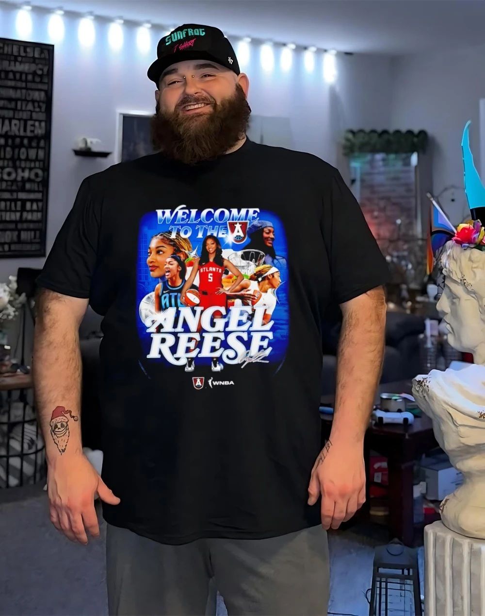 Angel Reese Atlanta Dream WNBA graphic shirt