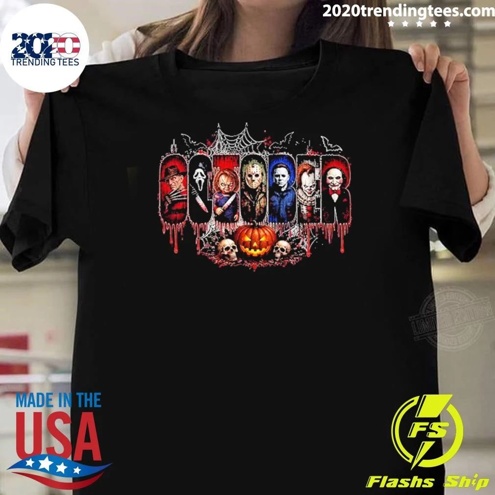 Slashers of October Halloween Shirt