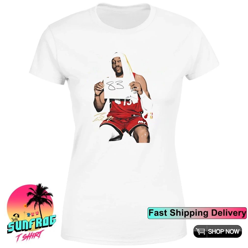 Bam 83 Miami Heat Bam Adebayo 83 signature player collage shirt